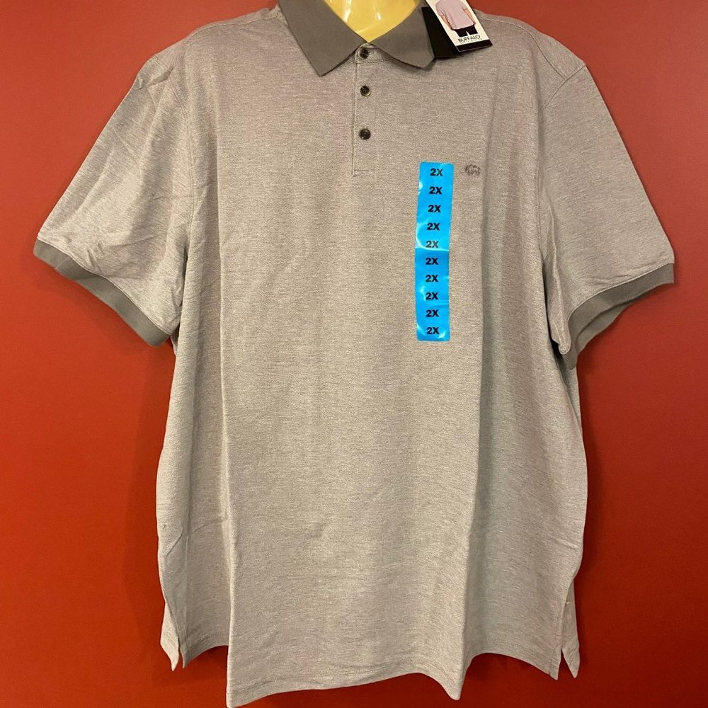 Lot of THREE Buffalo David Button 1972 Polo Shirts - Size 2X - NWT - Picture 2 of 8